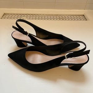 Mango black slingbacks 39